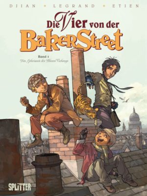 Cover 1 der Vier von der Baker Street, also Sherlock's jugendlicher Crew