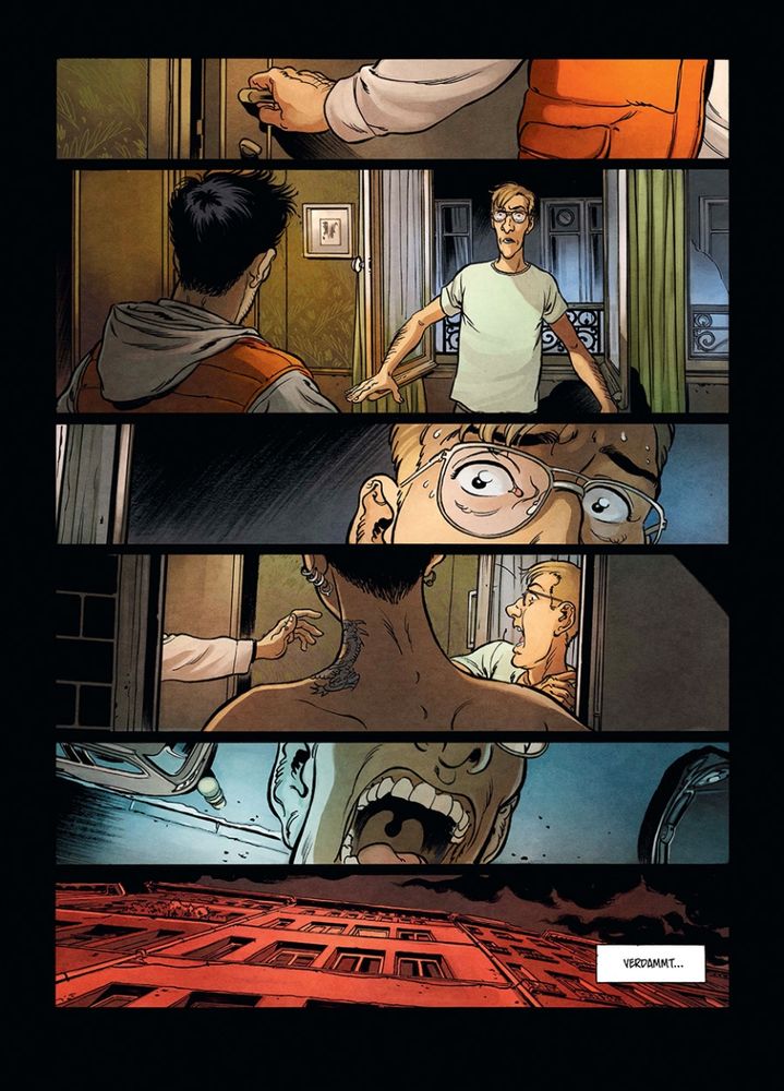 Innenseite 2 des Comics mit einem augenzwinkernden Tabubruch - HABEMUS BASTARD