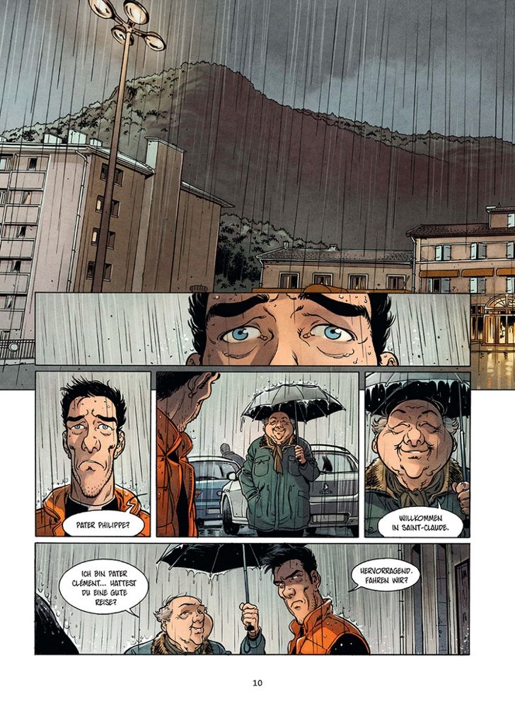 Innenseite 5 des Comics mit einem augenzwinkernden Tabubruch - HABEMUS BASTARD