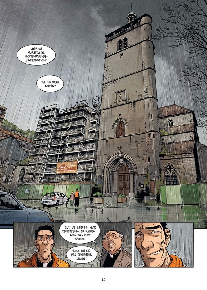 Innenseite 7 des Comics mit einem augenzwinkernden Tabubruch - HABEMUS BASTARD