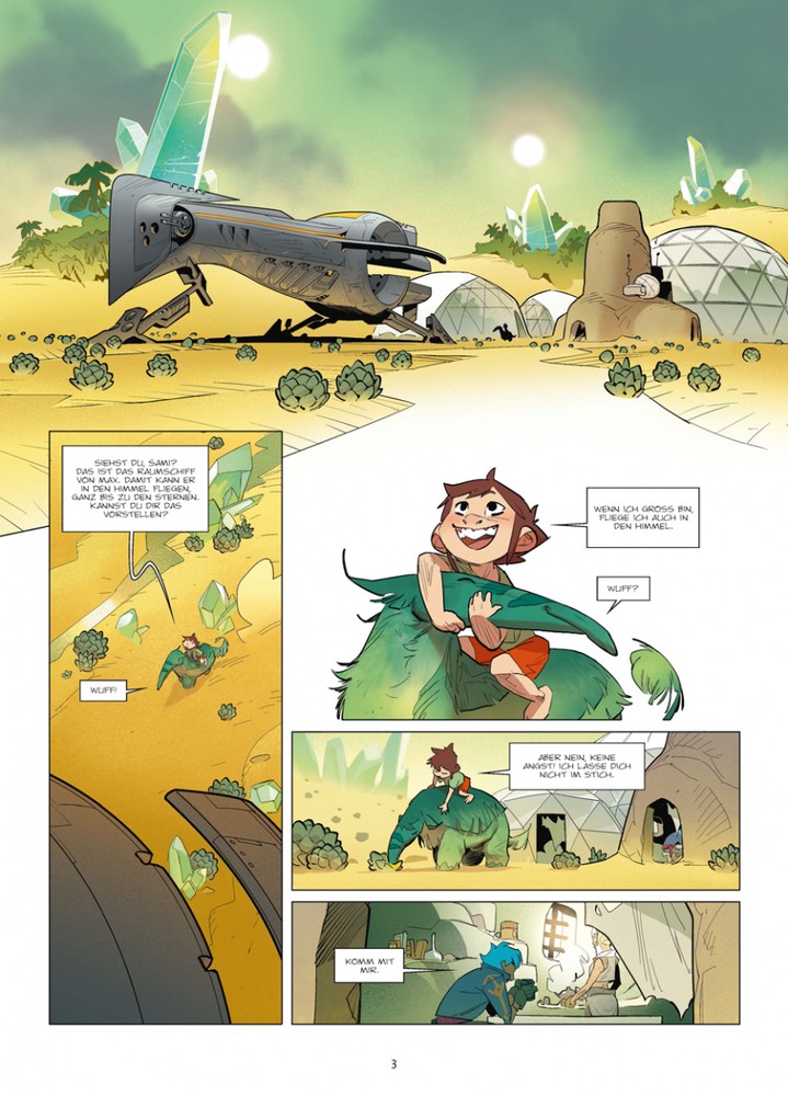 Innenseite des Comics DIE WAISE VON PERDIDA