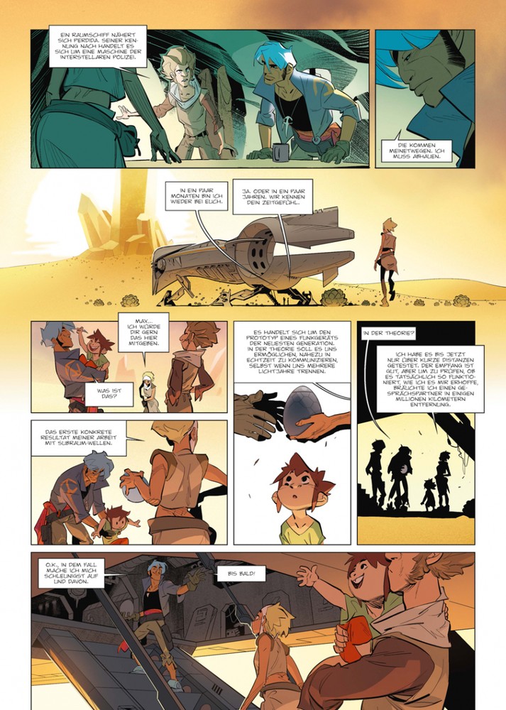 Innenseite des Comics DIE WAISE VON PERDIDA