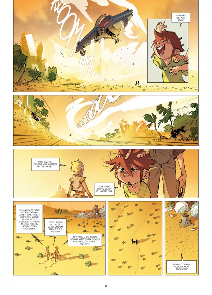 Innenseite des Comics DIE WAISE VON PERDIDA