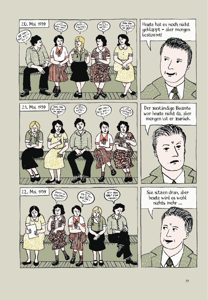 Innenseite 1 der Graphic Novel SCHWEIGEN von Birgit Weyhe