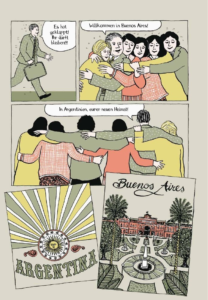 Innenseite 3 der Graphic Novel SCHWEIGEN von Birgit Weyhe