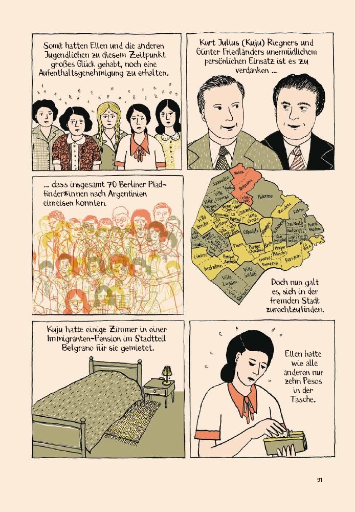 Innenseite 7 der Graphic Novel SCHWEIGEN von Birgit Weyhe