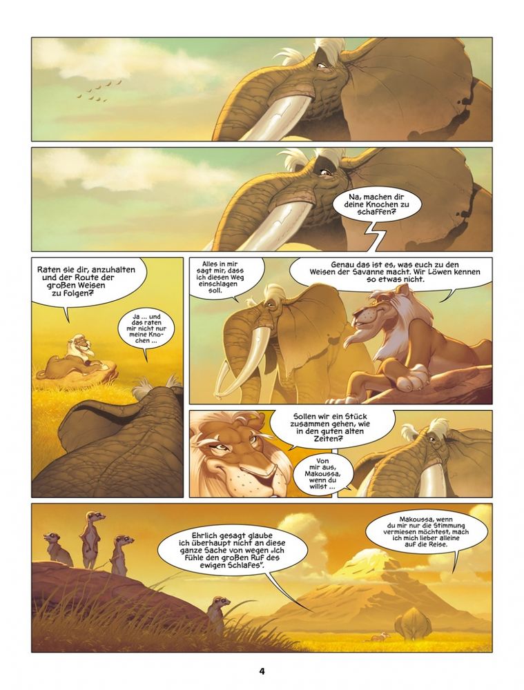 Innenseite 4 des Comics KALIMBO Band 1 Mata-Mata