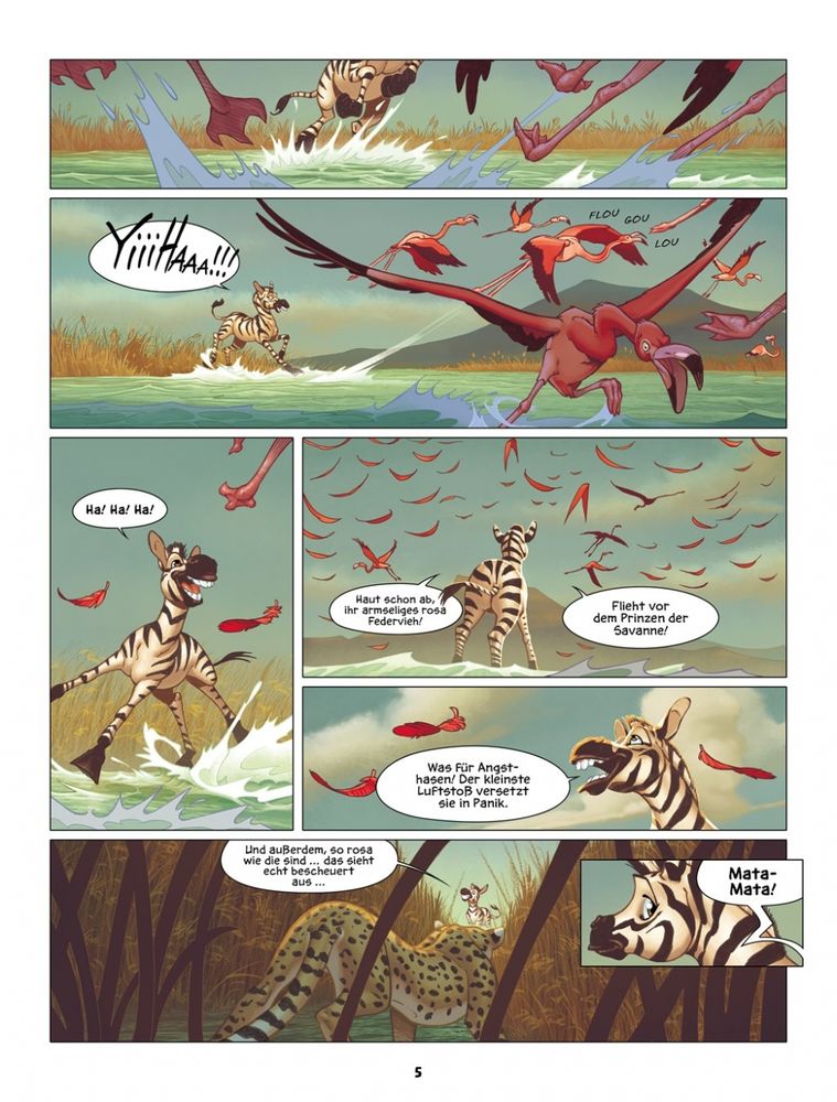 Innenseite 5 des Comics KALIMBO Band 1 Mata-Mata