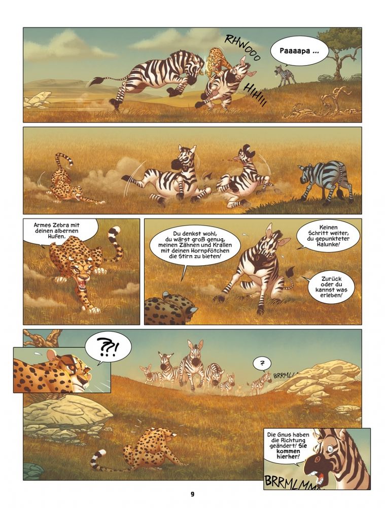 Innenseite 9 des Comics KALIMBO Band 1 Mata-Mata