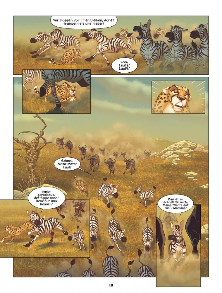 Innenseite 10 des Comics KALIMBO Band 1 Mata-Mata