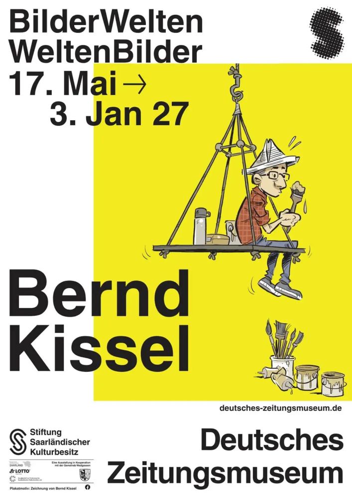 Plakat zur Ausstellung von Bernd Kissel