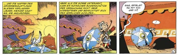Sequenz aus ASTERIX UND DER AVERNERSCHILD