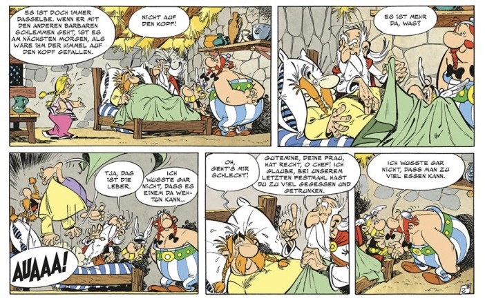 Sequenz aus ASTERIX UND DER AVERNERSCHILD