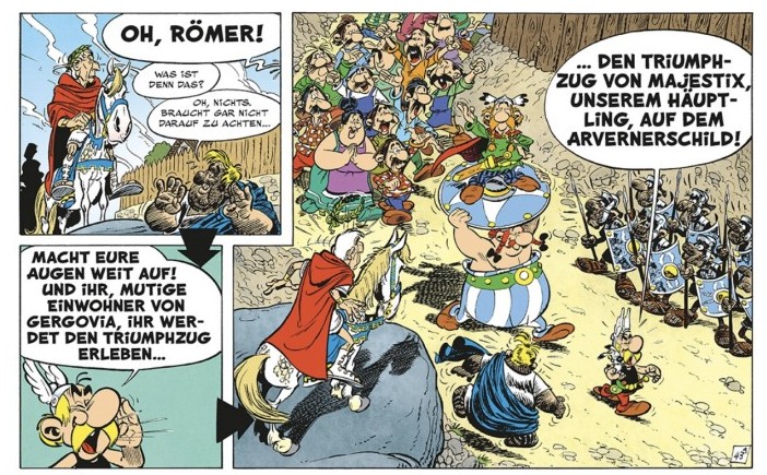Sequenz aus ASTERIX UND DER AVERNERSCHILD