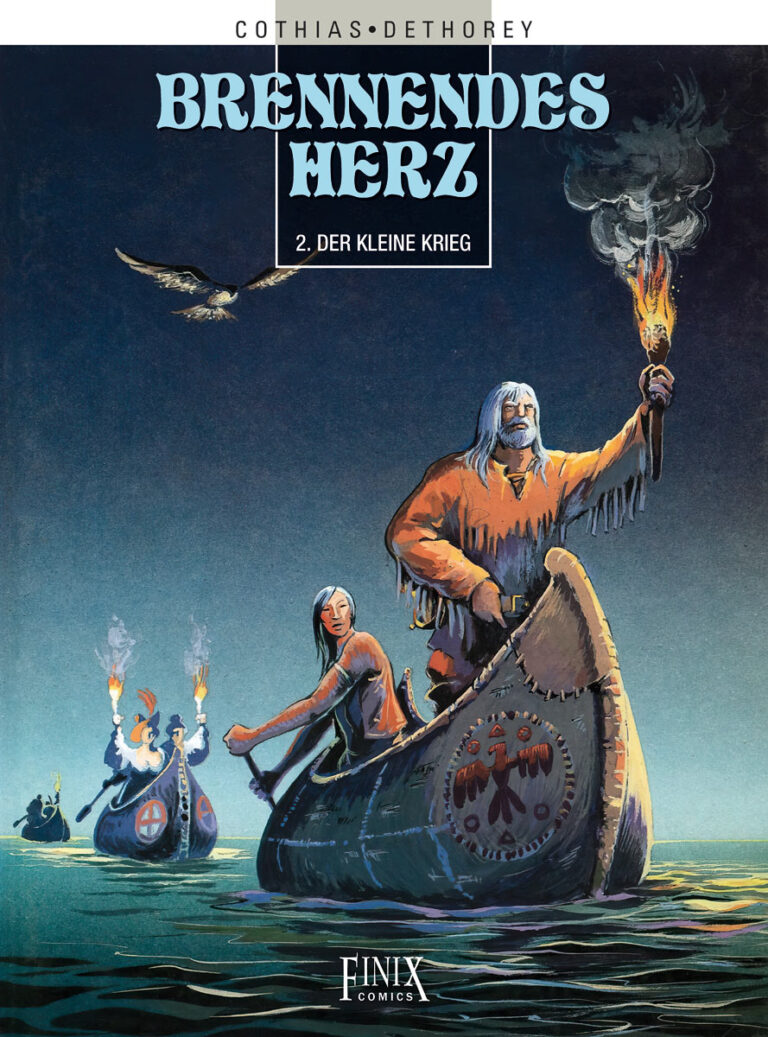 FINIX COMICS_Beispielalbum_Brennendes Herz
